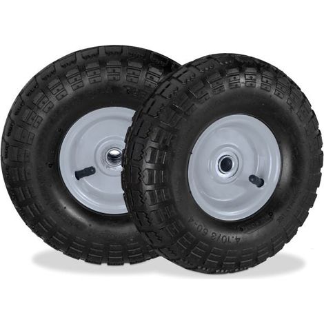 Set di ruote per camion portaborse con 2 cerchi in acciaio 883108 (1/5)