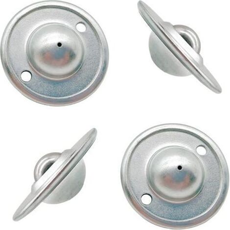 Roulement Billes Transfert à Billes Roulettes pour Meubles - 4pcs Rouleaux à Billes Montées en acier inoxydable Ransfert à Rouleaux Unités pour meubles à bagages coulissants et machines (1/4)