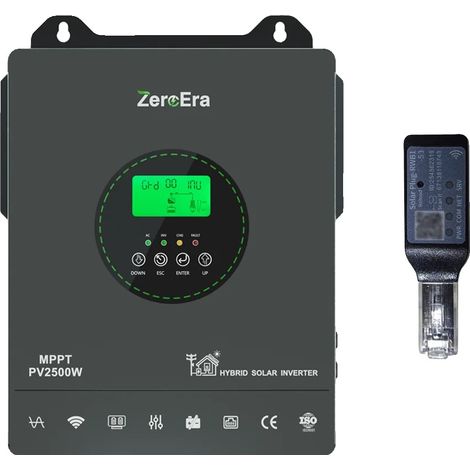 Inverter solare ibrido, onda sinusoidale pura, monitoraggio remoto, modulo inverter-WiFi (1/2)
