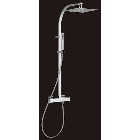 SCELTO DA DESIVERO Colonna doccia termostatica con deviazione soffione 250x250 doccia 1g abs con prother codice prod: DSV15312