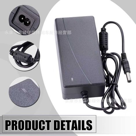 24V lithium battery charger for electric scooters, small folding electric vehicles, replacement head motorcycles (1/5)