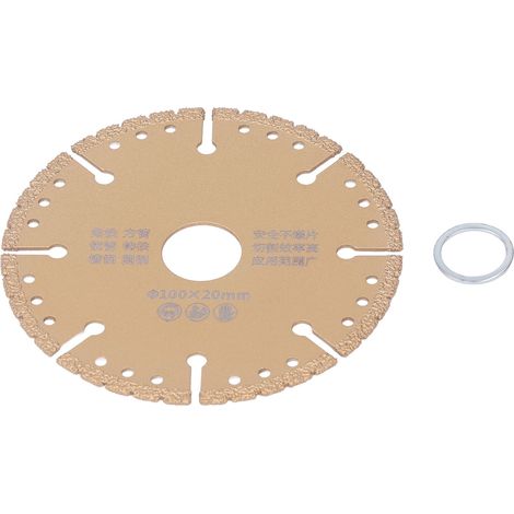 Disque de coupe multi-usage pour acier inoxydable et fer angulaire, lame de scie à bois à usage intensif, roue de découpe en acier (1/5)