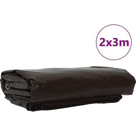 Maison Exclusive - Telo 650g / m² Marrone 2 x 3 m Tela con rivestimento in PVC