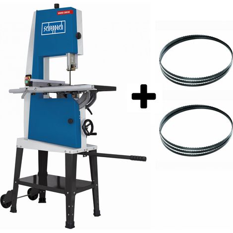 Sega a nastro da banco legno 800 w taglio 205 / 306 mm Scheppach basa3 + 2 lame (1/5)