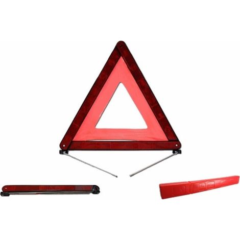 Triangle de pré-signalisation avec étui (1/2)