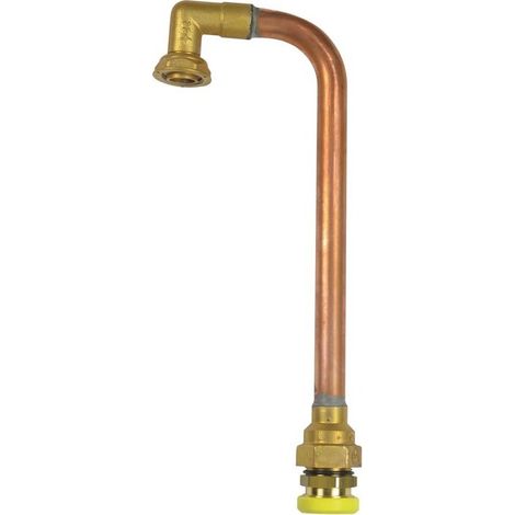 Chuchu Decayeux 7512020 180° Female Elbow for JPC PLT Flexiclic Clap - G4 Meter Outlet - DN 20 - 150 x 45 x 360 mm