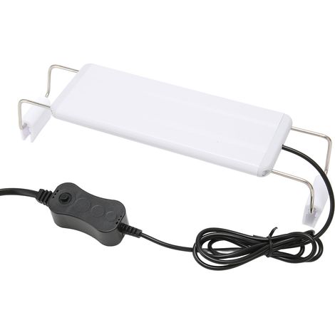 Lampe LED pour aquarium, abat-jour en acrylique, fine, dissipation de chaleur, lumière à changement de couleur pour aquarium et décoration, prise UE 220 V (1/5)