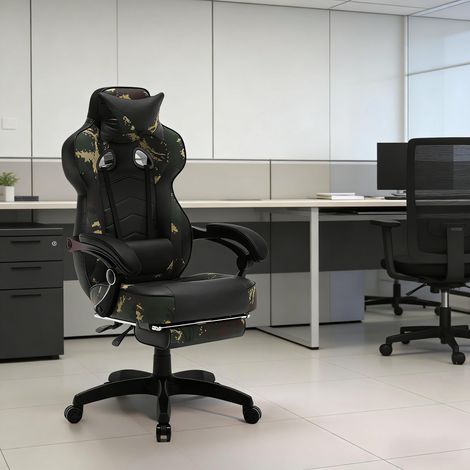 Chaise de bureau stylée et respirante,chaise ESport,chaise de jeu,chaise de conférence,fauteuil inclinable (uniquement avec chaises de bureau) (1/5)
