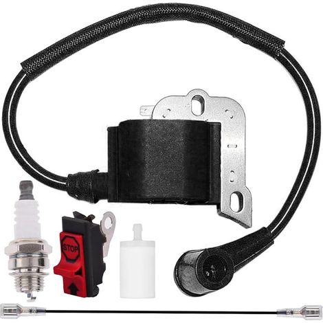 503901401 Module de Bobine d'allumage pour Husqvarna 50 51 55 61 254 257 261 262 266 268 272 XP 55 Rancher EPA pour Jonsered 2054 450 455 525 630 670 2055 2095 tronçonneuse 544018401 503620203 (1/5)