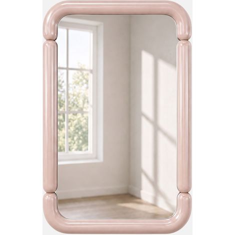 Espejo rectangular de madera, 106cm (1/4)
