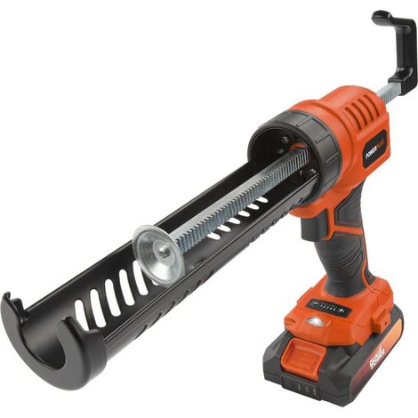 Powerplus Dual Power Pistolet à Calfeutrer sur Batterie POWDP7051 - Pistolet à Silicone de 20 V - sans Batterie ni Chargeur