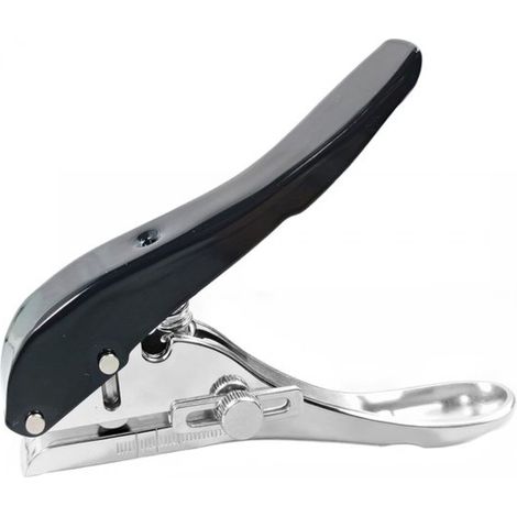 Perforateur Manuel - Perceuse À Un Trou De 3 Mm - Technologie De Coupure En V - Pour Papier Et PVC - 1 Pièce (1/5)