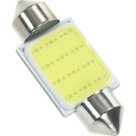 10 pièces feston 36mm C5W COB LED blanc intérieur SMD ampoule voiture Source de lumière dôme lampe de lecture (1/5)