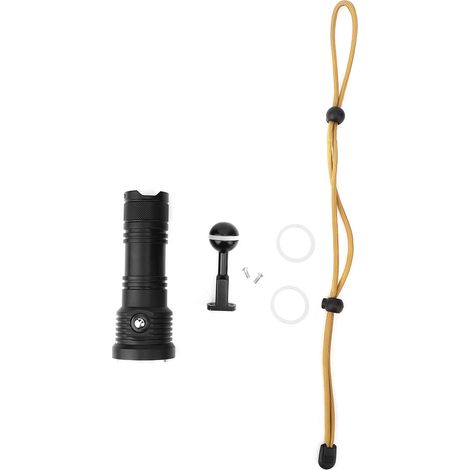 Lampe torche de plongée 2000 lumens, éclairage d'appoint pour la photographie sous-marine, accessoires de plongée (1/5)