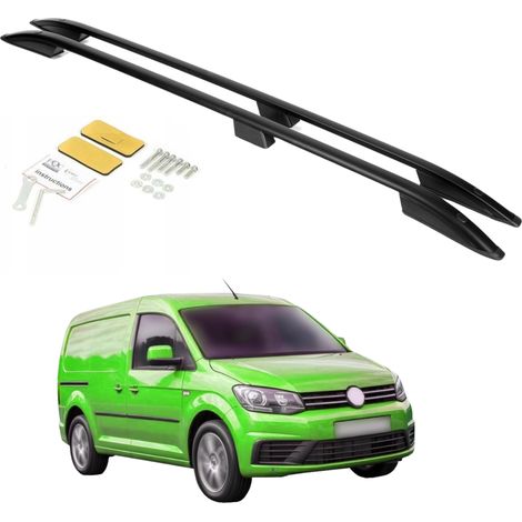 Barras de techo VOLKSWAGEN CADDY SHORT STANDARD DESDE 2003-2020 NEGRO