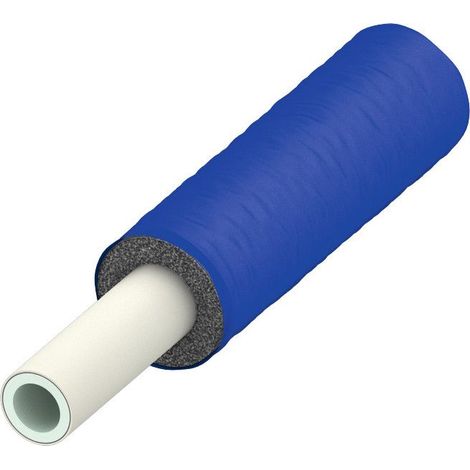 Tece flex Verbundrohr Pe-Xc/Ai/Pe-Rt Dimension 20x2,8mm, RS 6mm, blau vorgedämmt (1/3)