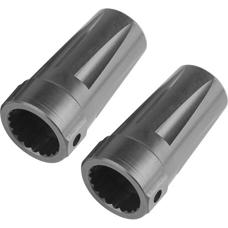 Adaptateur d'essieu arrière droit en alliage d'aluminium pour pièce AXIAL AX90056 Jeep Wrangler (gris titane) (1/5)