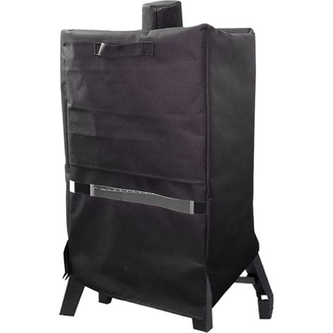 Housse imperméable et coupe-vent en tissu Oxford 600D pour fumoir de barbecue avec bandes réfléchissantes pour cuisine extérieure (1/5)