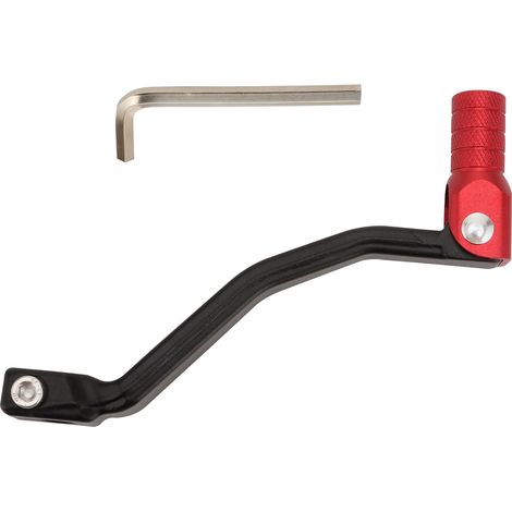 Geeignet für die Modifizierung von Kawasaki CRF250L und CRF300L Offroad-Motorrädern mit Schalthebel aus Aluminiumlegierung (schwarz und rot). (1/4)