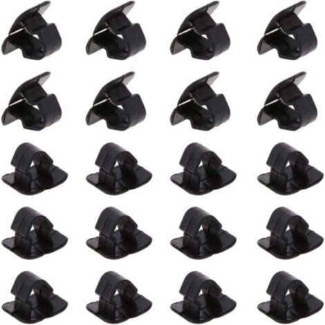20 PCS Capot de Voiture Isolation Pad Support Clip Auto Capot en Plastique Boucle de Fixation Retenue, Isolation Thermique et Acoustique Disponible (1/4)