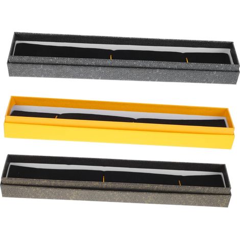 3pièces Boîtes pour Stylos Étuis Décoratifs Boîte pour Pinceaux Et Stylos Cadeau Unique Et Pratique (1/5)