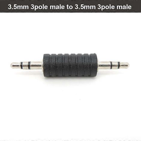 Connecteur audio mâle coudé 3,5 mm plaqué or vers mâle 3/4 pôles 3,5 mm, fiche stéréo, adaptateur de fiche de type L (1 pièce) (1/5)