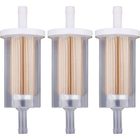3 filtres à carburant pour B& Stratton 695666 845125 691035 5065 5065D 5065K 493629 MTD Craftsman Troy Bilt Tondeuse à gazon Tracteur (1/5)