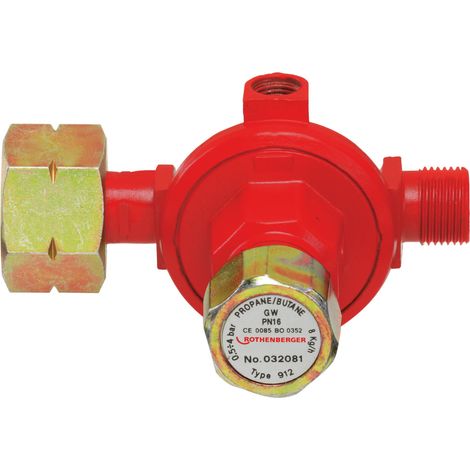 ROTHENBERGER Régulateur de propane, continu, 1-4bar, W21,8x3/8 "L - 32081