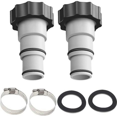 Adaptateur de tuyau compatible avec l'adaptateur de tuyau Intex Fitaru pour pompes à raccord fileté (1/5)