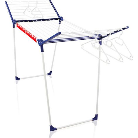 Leifheit Pegasus 200 tendedero blanco y azul (1/5)