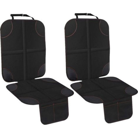 Set mit 2 Autositzbezügen mit dicker Polsterung, in Leder oder Stoff. (1/5)