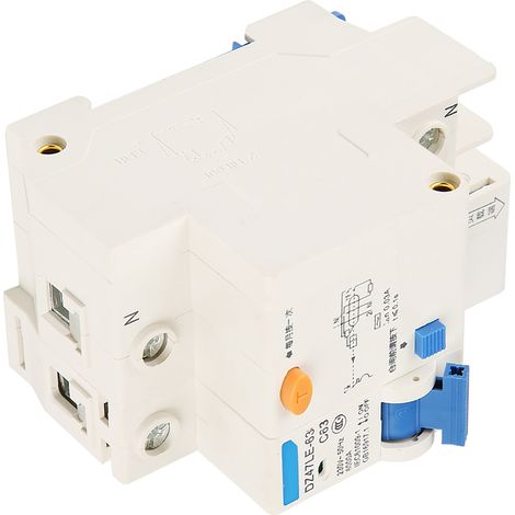 Fehlerstromschutzschalter DZ47LE-63 1-polig 63 A 30 mA 230 V - Fehlerstromschutz (1/5)