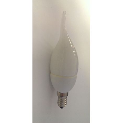 Bombilla vela "Flame" 9W E14  2700ºK (blanco cálido)