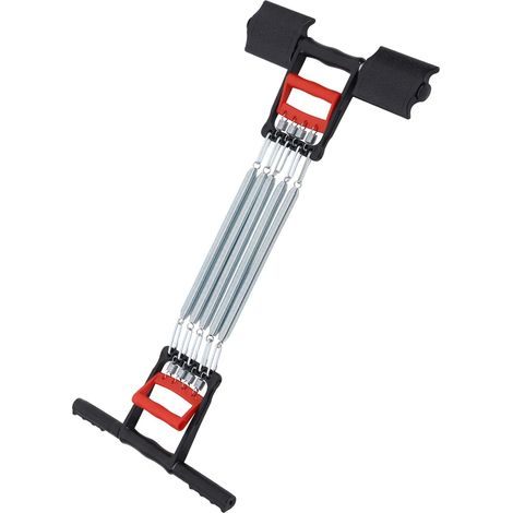 Exerciseur Musculaire des Bras à Ressort 3 en 1 avec Force Réglable pour L'entraînement de Gymnastique à Domicile, Extenseur de Poitrine Portable pour Hommes et Femmes en Plastique + Acier à (1/5)