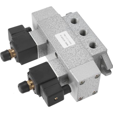 3-Positionen-5-Wege-Magnetventil mit doppelter elektrischer Steuerung, G1/8 Zoll, K35D2H-6AC220V (1/5)