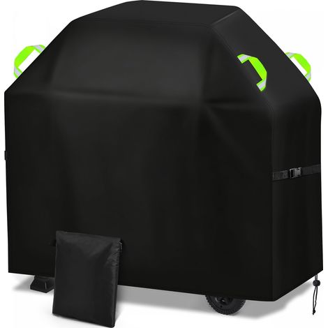 Housse Barbecue Exterieur, 420D Oxford Bache Barbecue Imperméable 145x60x120 cm, Housse de Protection Barbecue Gaz, Bâche de Protection BBQ Couverture de Gril Anti-Vent/UV/Poussière (1/5)
