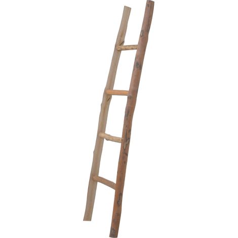 Towel rack ladder wood modern bathroom floor wall to wall decorative Ladder towel rack Object holder bookcase