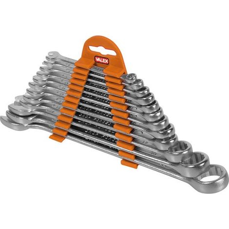 Clés mixtes en chrome vanadium 12 pièces VALEX 1460827 (1/3)