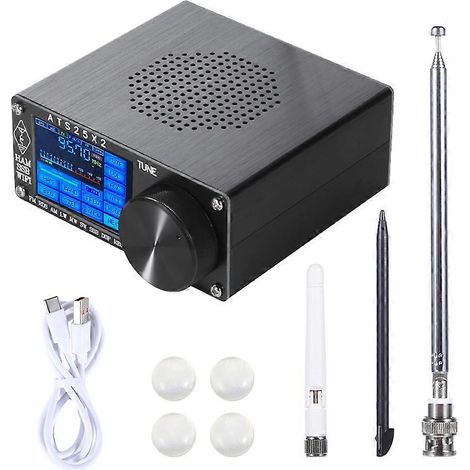 Récepteur stéréo à balayage de spectre FM/LW/MW/SW/SSB ATS25X2, écran tactile, application RDS FM Wi-Fi. (1/5)