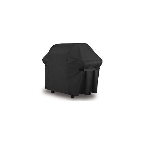 Barbecue Bâche de Protection BBQ Couverture de Gril Anti-UV/Anti-l'eau/Anti-l'humidité Imperméable Extérieur Barbuae Grill Noir pour Weber, Holland, JennAir, Brinkmann 420D Oxford（170x61x117cm） (1/3)