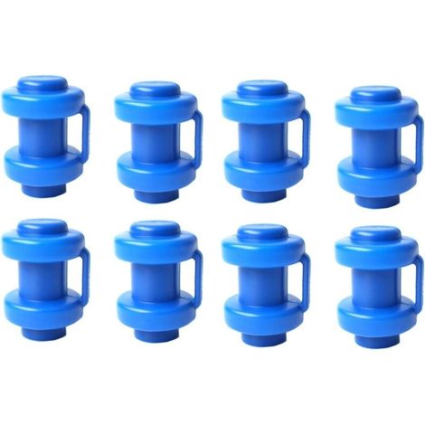 Tetti per trampolini da 25 mm, tappi terminali per trampolini, adatti a tutti i comuni pali per reti da trampolino, accesso (1/3)
