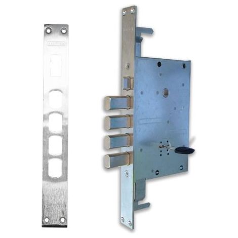 Serrure de porte blindée triple E60 sans tringles gauches 72.779 MOTTURA