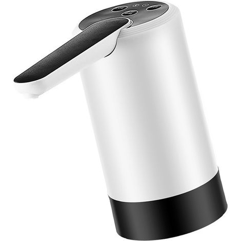 Pompe à eau électrique pliable pour bidon, distributeur d'eau pour maison bureau camping, blanc 075, dosage 3 boutons (1/3)