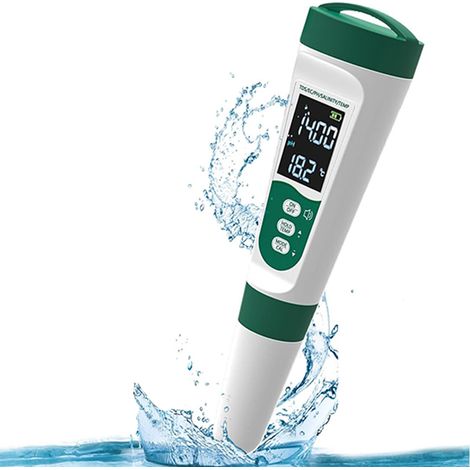Analyseur, de qualité de l'eau portable, stylo de test PH/TDS/EC/salinité/température, PH,TDS,EC,pH,température (1/5)