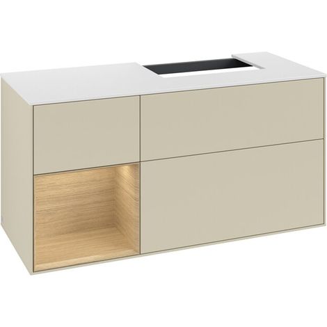 Villeroy & Boch F141PCHJ Meuble sous-lavabo Finion F14 (1/2)