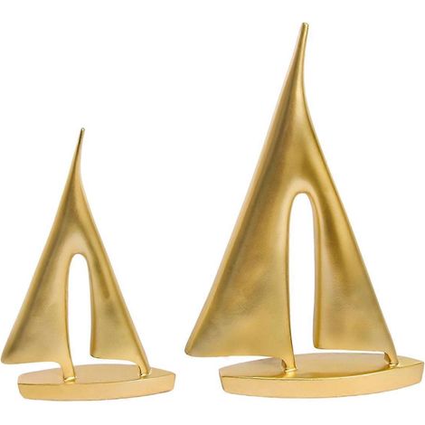 Bootsdekorationen, Statuen, Kunstskulpturen und Statuen (2 Stück), Gold