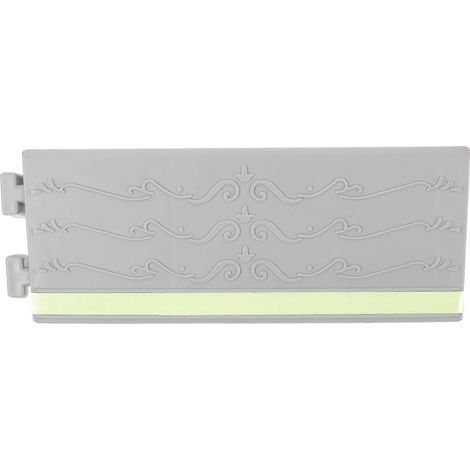 Rampe de seuil en plastique pour aspirateur robot, rampe de seuil inclinée-26.50X10.00X3.00CM-Grey (1/4)