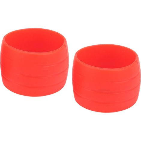 RISK Guidon vélo route boucles fixation ruban antiderapant silicone manchon protection paire rouge (1/5)