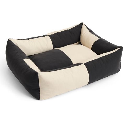 HAY - Dogs Bed Zip Large - H30 x W75 x L96 cm - Black & White