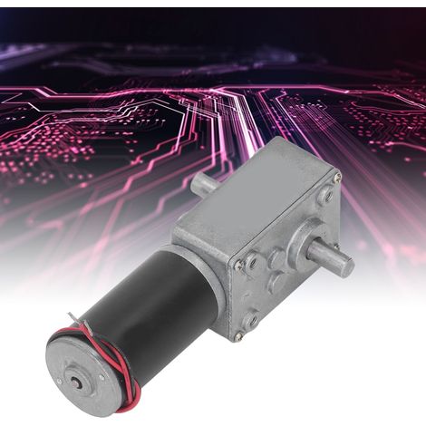 Moteur à courant continu à engrenages 634JSX-31ZY, 12 V CC, moteur à deux axes, 250 tr/min (1/5)